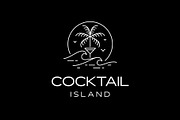 Cocktail Bar Island Logo, a Branding & Logo Template by Buqancreative (Thumbnail 3 of 4)