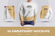 24 Mockups Sweatshirt (Collection#3), a Shirt Mockup by Grow Design Craft Studio (Thumbnail 1 of 7)