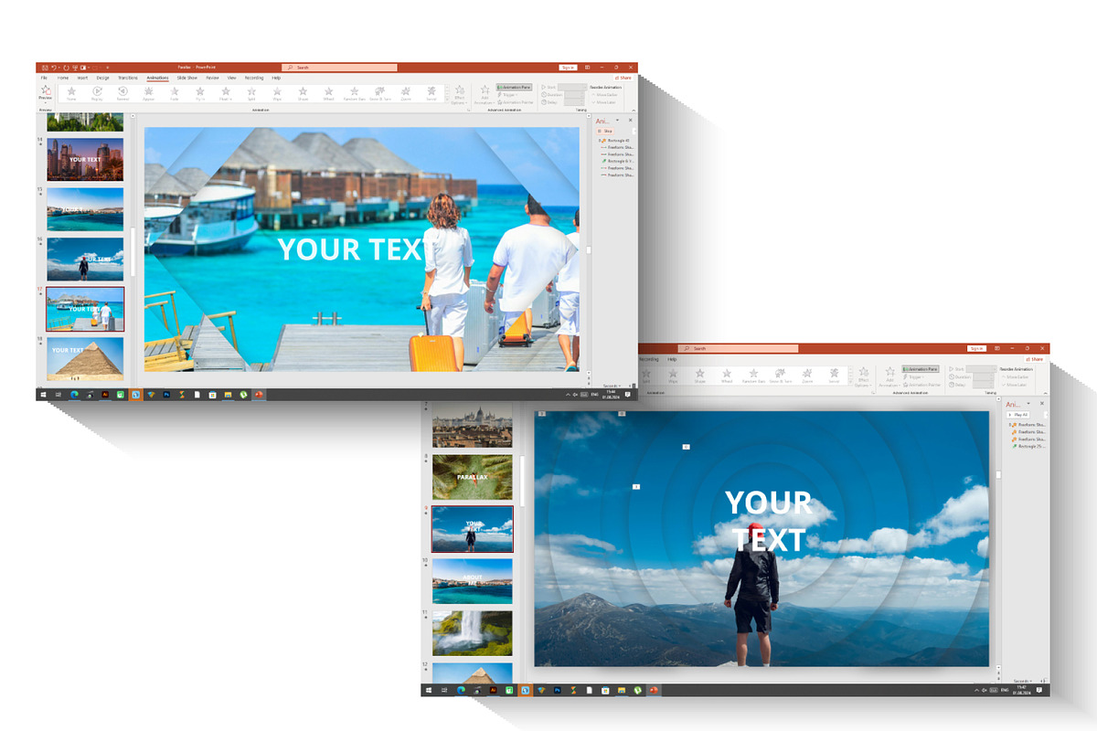 Parallax Presentation Template preview 3