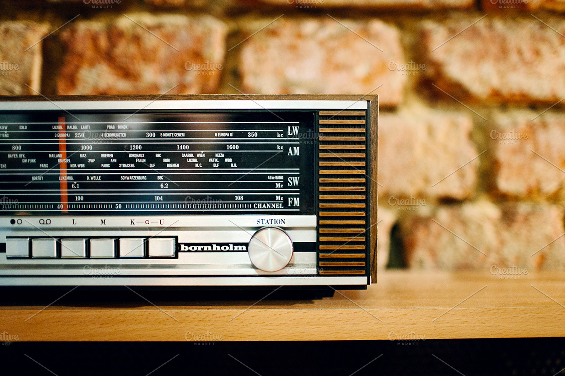 Vintage radio stock photo containing radio and vintage