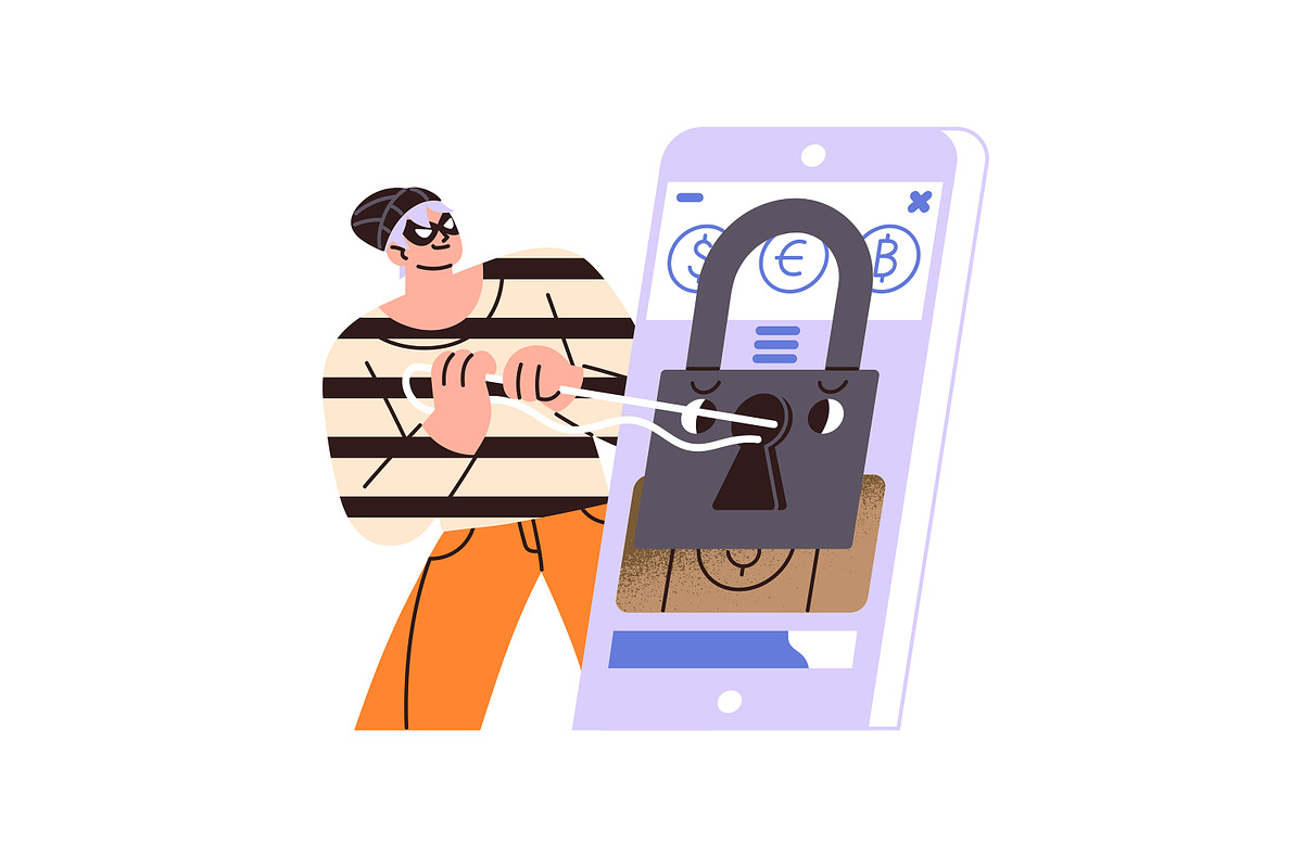 Internet scam, online fraud concept, a Finance Illustration by PaperTrident (Photo 8 of 9)