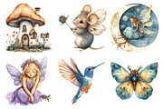 Woodland Fairy Clipart, an Illustration by Daily.Designs (Thumbnail 4 of 9)