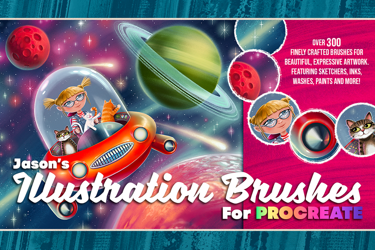 Jason's 2025 Procreate Brushes, a Brush Add-On by Jasons Brushes (Photo 1 of 5)