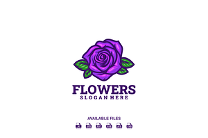 Flower Logo, a Design Template by artchiles_design