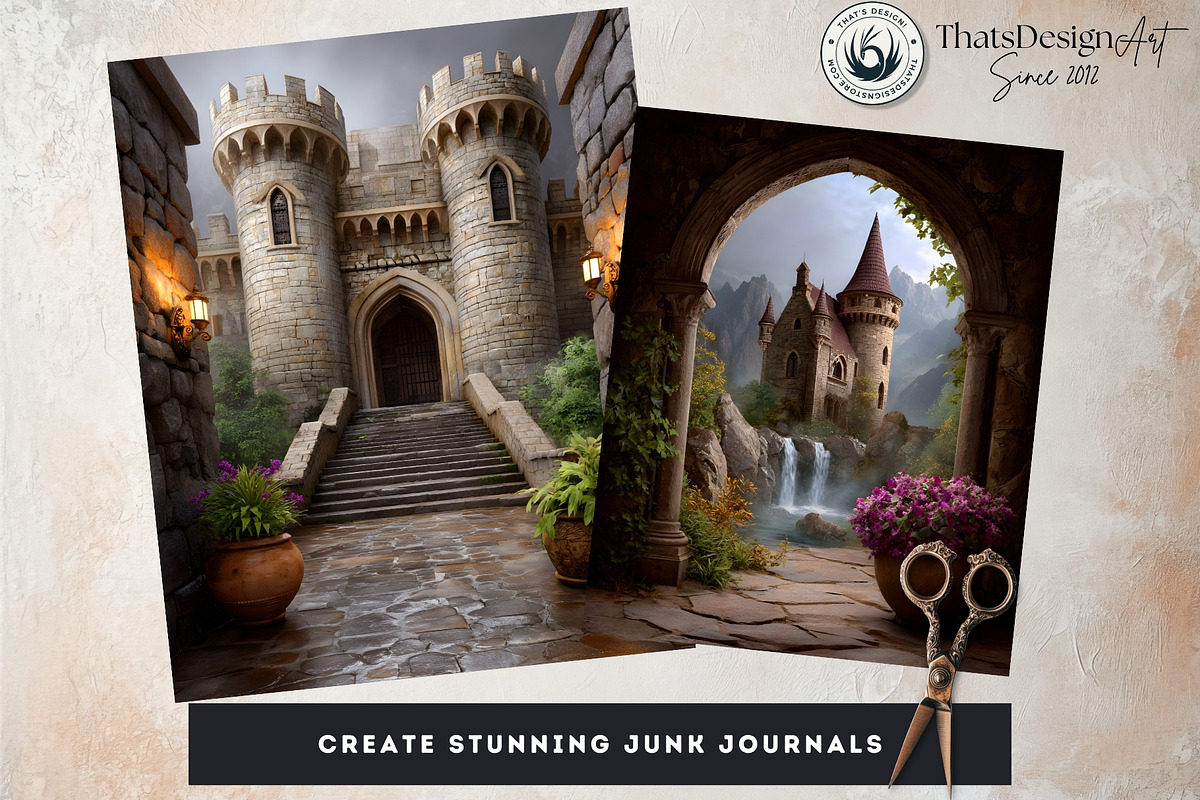 Medieval Fantasy Backgrounds, a Background Graphic by ThatsDesignArt (Photo 3 of 11)
