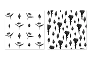 INK DREAMS: BLACK & WHITE PATTERNS, a Pattern Graphic by HANNA V (Thumbnail 5 of 9)
