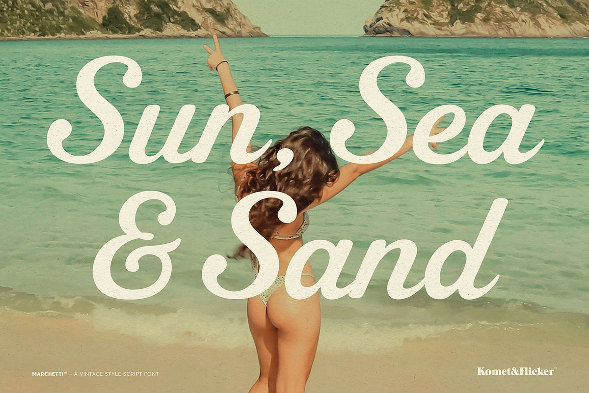 Marchetti - A Vintage Style Script, a Script Font by Komet & Flicker (Photo 7 of 15)