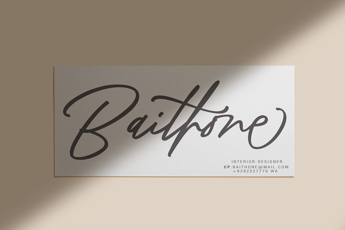 Pisonest (Glyph Central Europan), a Script Font by Meutuwah (Photo 7 of 10)