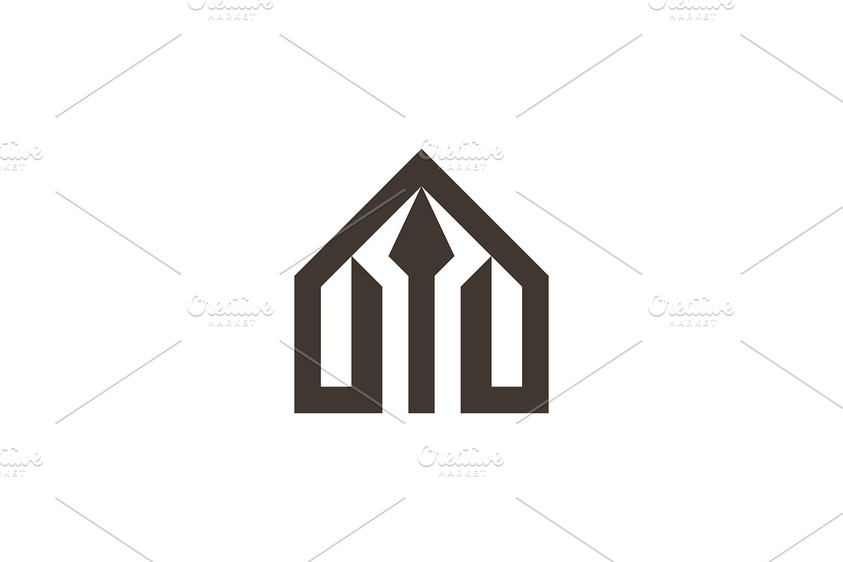 sophisticated building spear logo, a Branding & Logo Template by Rasagama Studio