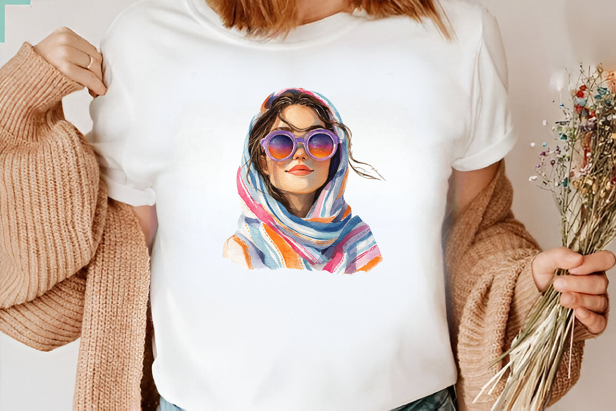 Summer Coastal Fashion Clipart, an Illustration by CreationArt (Photo 4 of 7)
