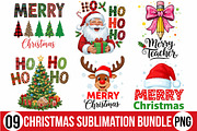 Christmas Sublimation Design Bundle, an Illustration by Designking (Thumbnail 1 of 5)