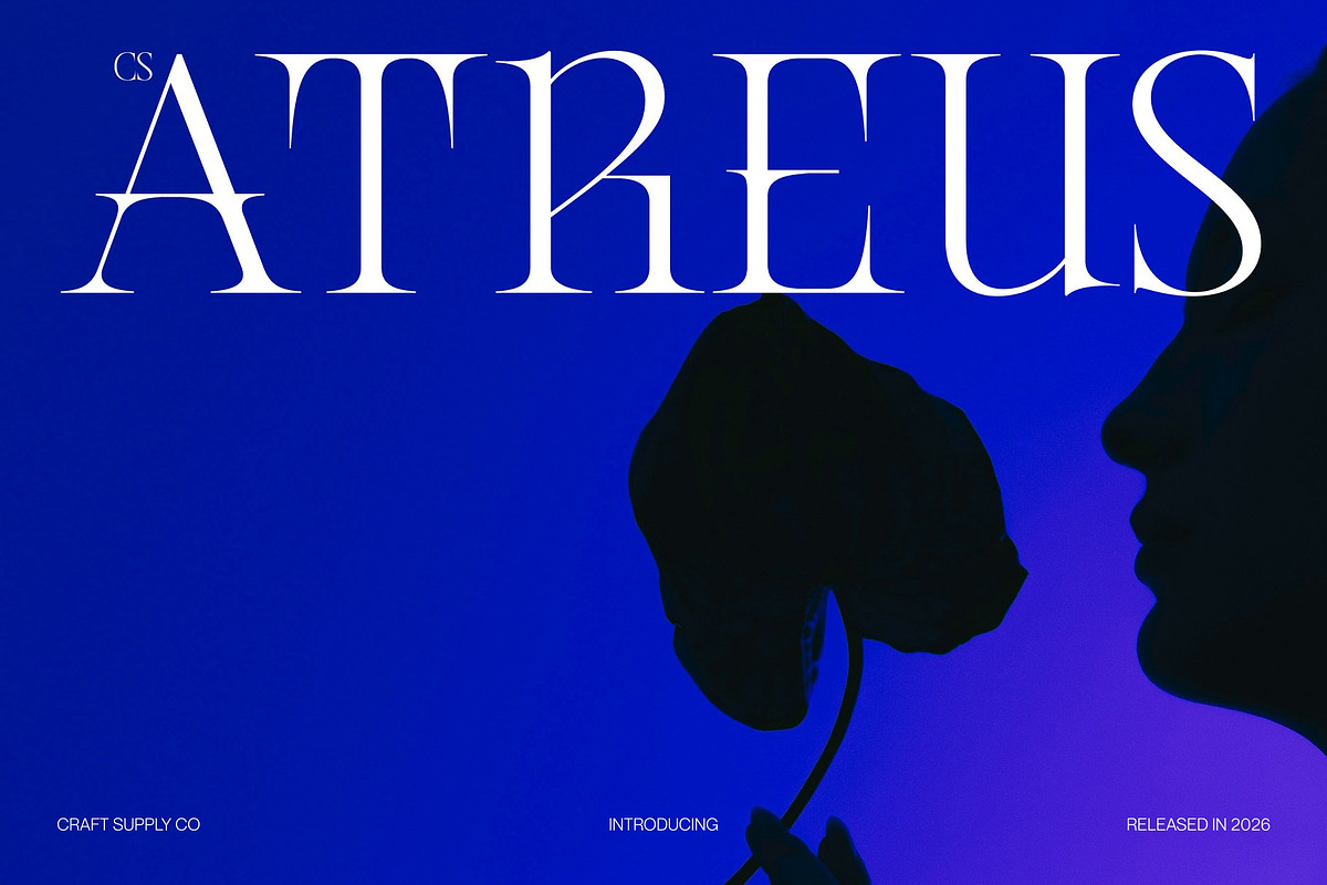 CS Atreus – Modern Serif Font, a Serif Font by Craft Supply Co. (Photo 1 of 8)