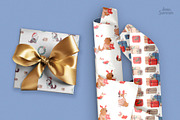 Christmas dogs. Designs generator, an Animal Illustration by Anna Summer (Thumbnail 10 of 14)