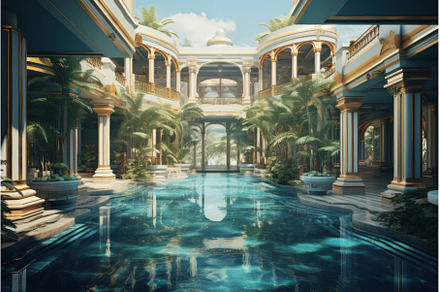 Abandoned Empty luxurious resort, a Nature Photo by Ylivdesign