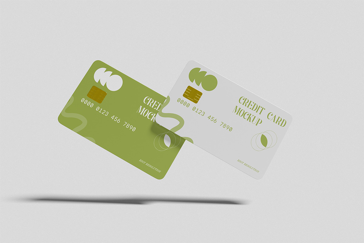 High Quality Credit Card Mockup, a Product Mockup by Afif_studio (Photo 2 of 5)
