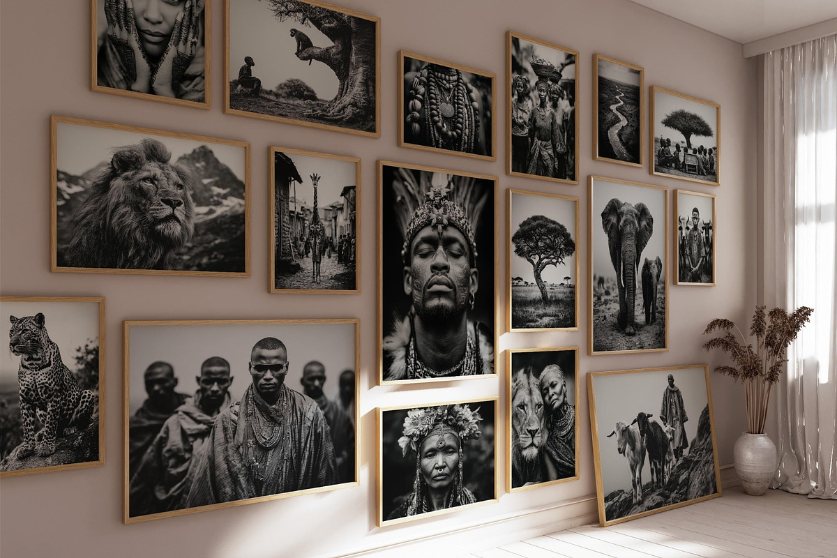 The Soul of Africa Wall Art Set, an Illustration by PrintablesByFranklyn (Photo 1 of 7)