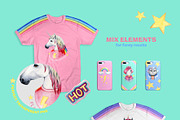 90s Dressed up watercolor animals, an Animal Illustration by AnastasiaFears (Thumbnail 7 of 11)