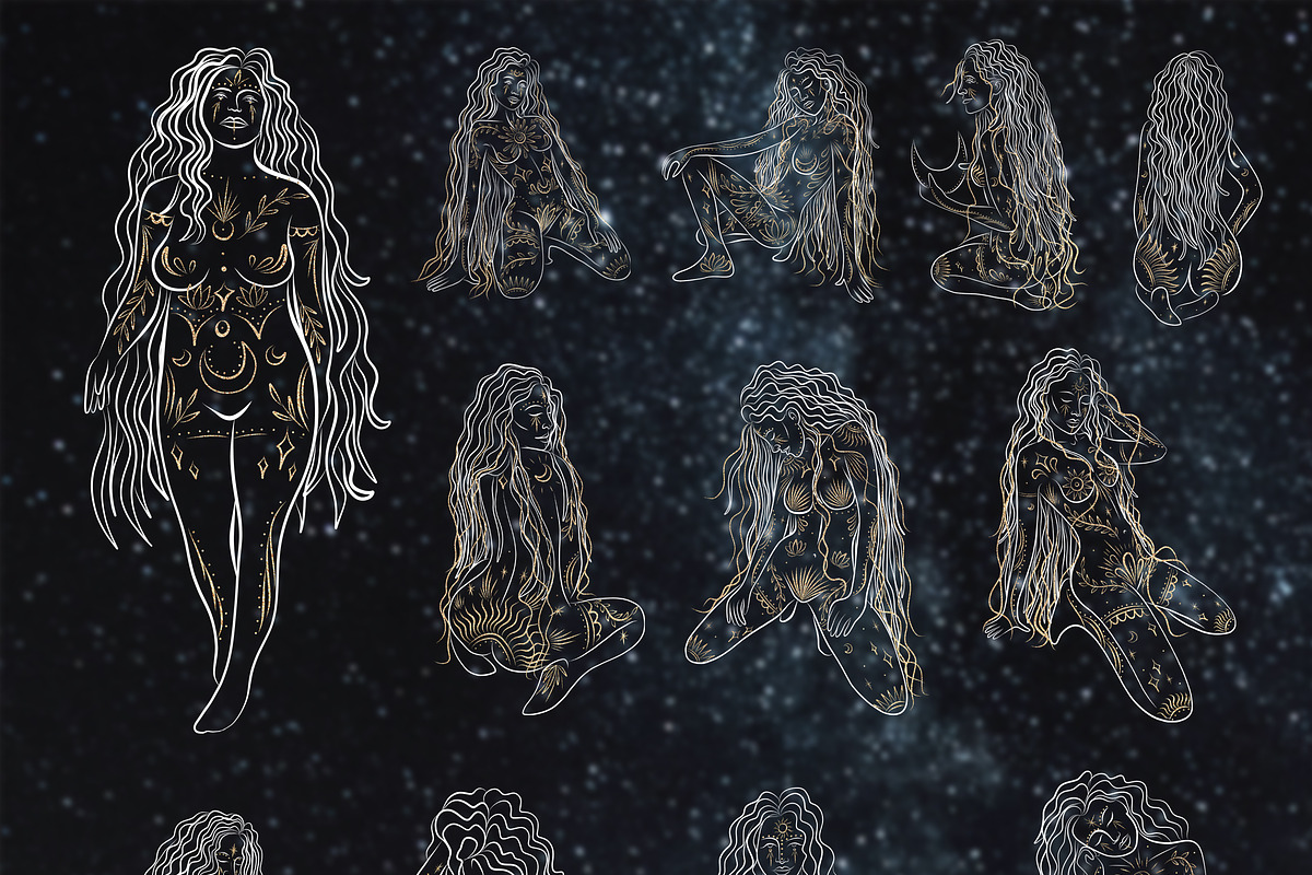 Argimpasa - Goddess of Space, an Illustration by Chikovnaya (Photo 3 of 9)