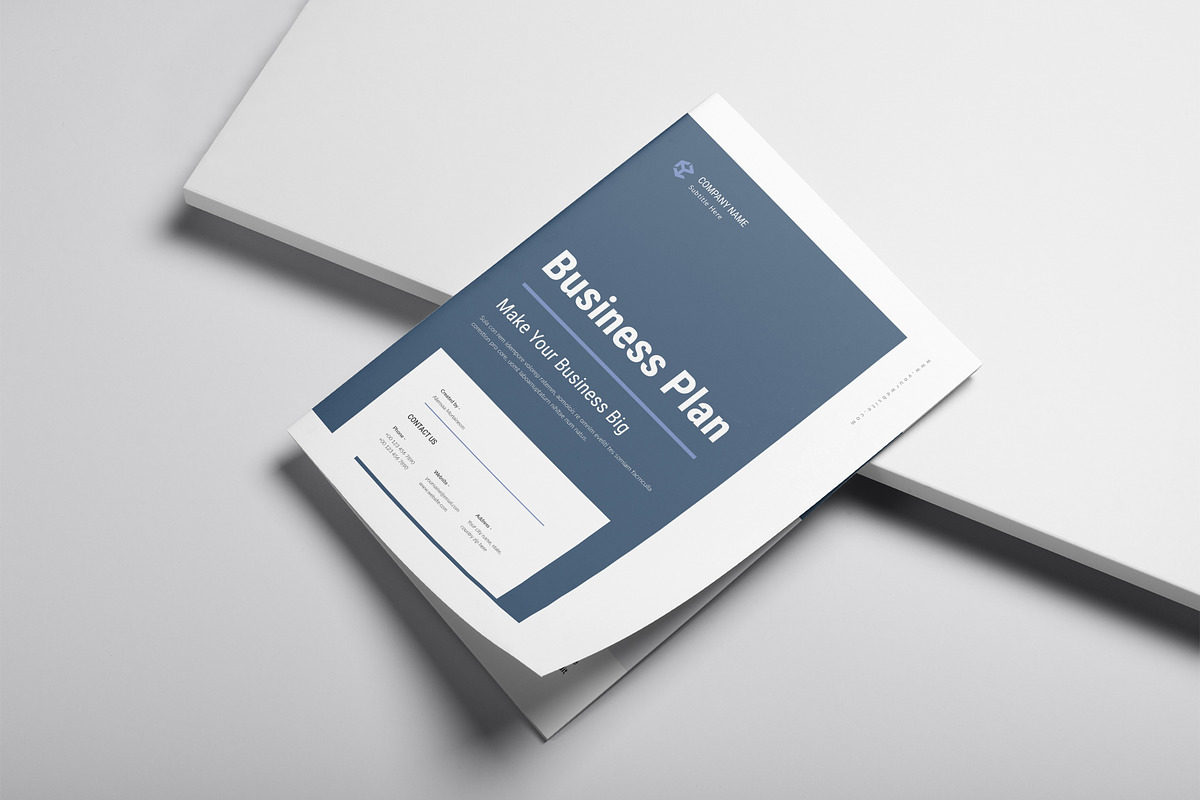 Business Plan Template, a Brochure Template by DesignCrest (Photo 2 of 13)