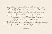 Nightingale Script, a Script Font by Nicky Laatz (Thumbnail 7 of 10)
