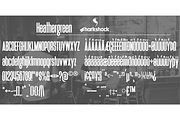 Heathergreen, a Sans Serif Font by Sharkshock (Thumbnail 2 of 2)