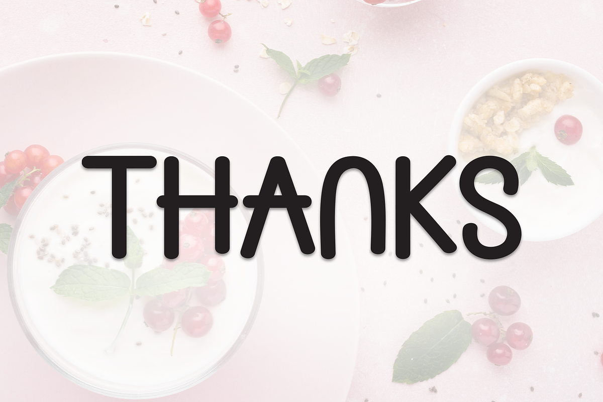 Cream Yogurt | Script Font, a Script Font by Scratchones (Photo 8 of 8)