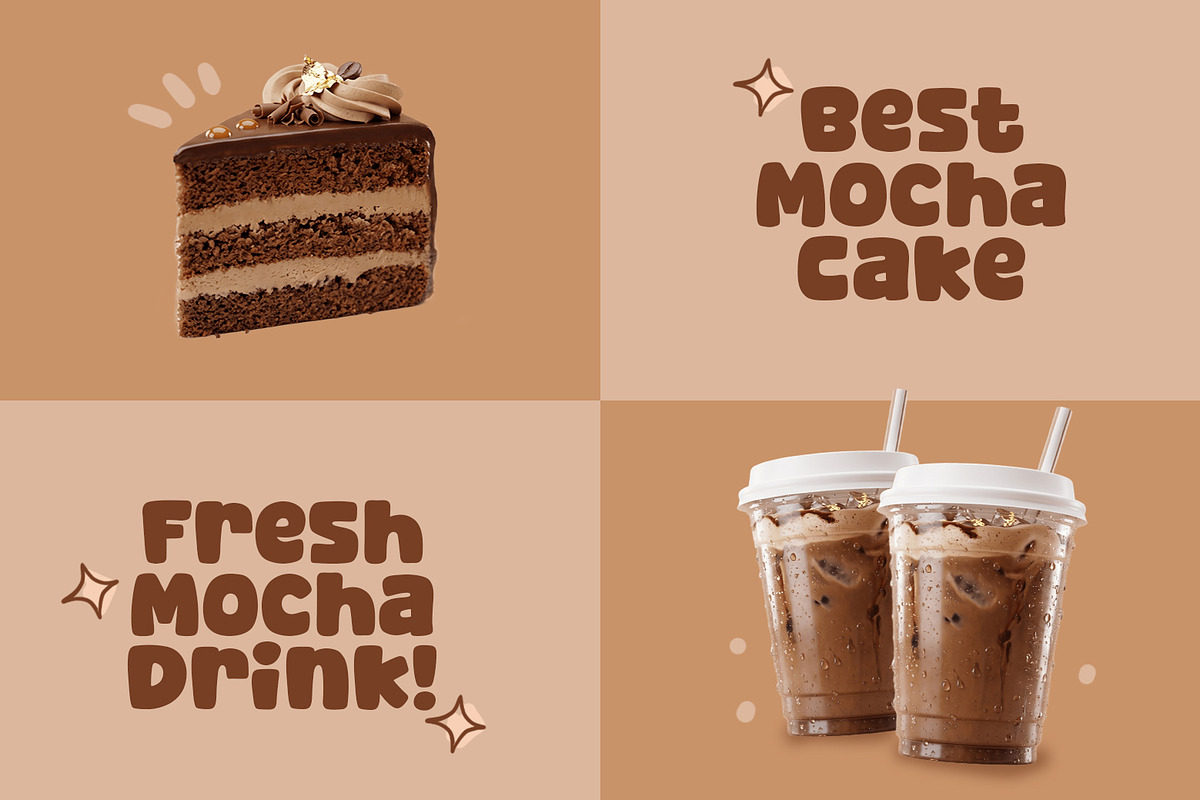 Mocha Squishy - A Fun & Cozy Font, a Sans Serif Font by khurasan (Photo 5 of 6)
