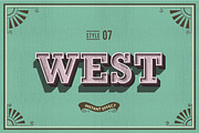 Vintage Text Effects (Illustrator), a Layer Style Add-On by Vector Galore (Thumbnail 7 of 11)