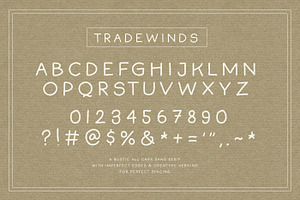 Tradewinds Handwritten Sans