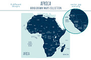 Africa Maps Collection, an Education Illustration by Illustrationsforteachers (Thumbnail 7 of 8)