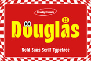 CS Douglas – Bold Font, a Sans Serif Font by Craft Supply Co. (Thumbnail 1 of 8)