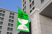 Flag Mockup, an Advertising Mockup by Bartama Graphic (Thumbnail 2 of 4)