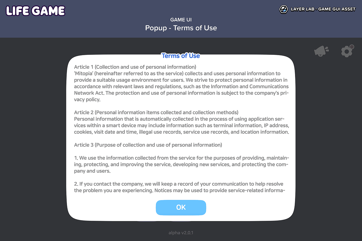 GUI - Life Game, an UI Kit Template by LAYERLAB (Photo 50 of 55)