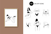 Body aesthetic 40 line art vectors, a Person Illustration by yabluko_draws (Thumbnail 2 of 4)