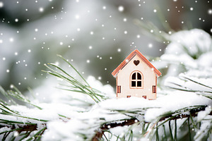 Christmas toy house