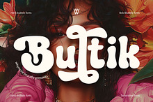 Bultik Retro Bubble Font for Groovy