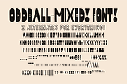Oddball Mixed - Hand-lettered Font, a Font by Studio Funshop by Kelli (Thumbnail 8 of 8)