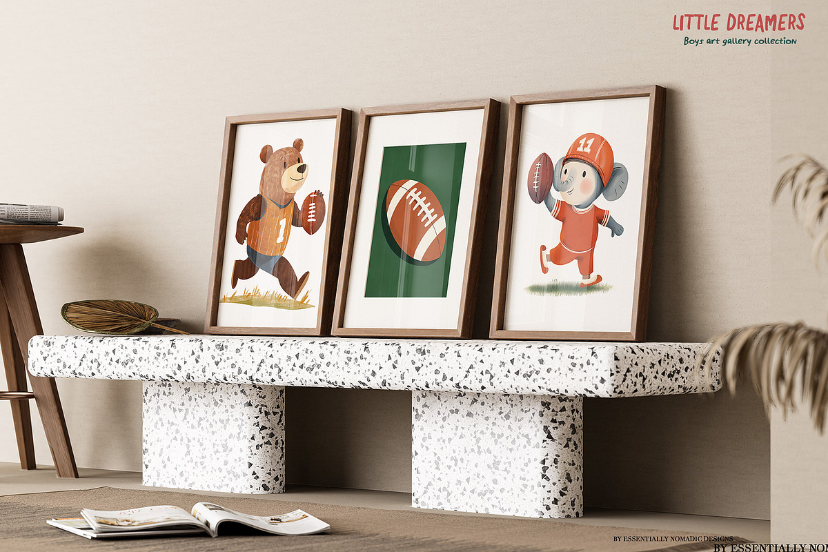 Boys Room Nursery Wall Art Prints, a Background Graphic by Essentially Nomadic (Photo 7 of 11)