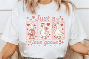 Just a Love Goose PNG Valentines Day, an Illustration by Designking (Thumbnail 6 of 6)