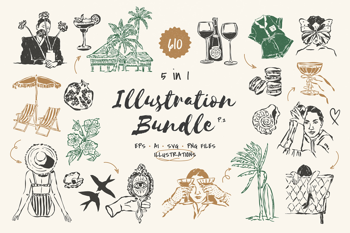 Illustration Bundle, an Object Graphic by iStar Design (Photo 1 of 12)