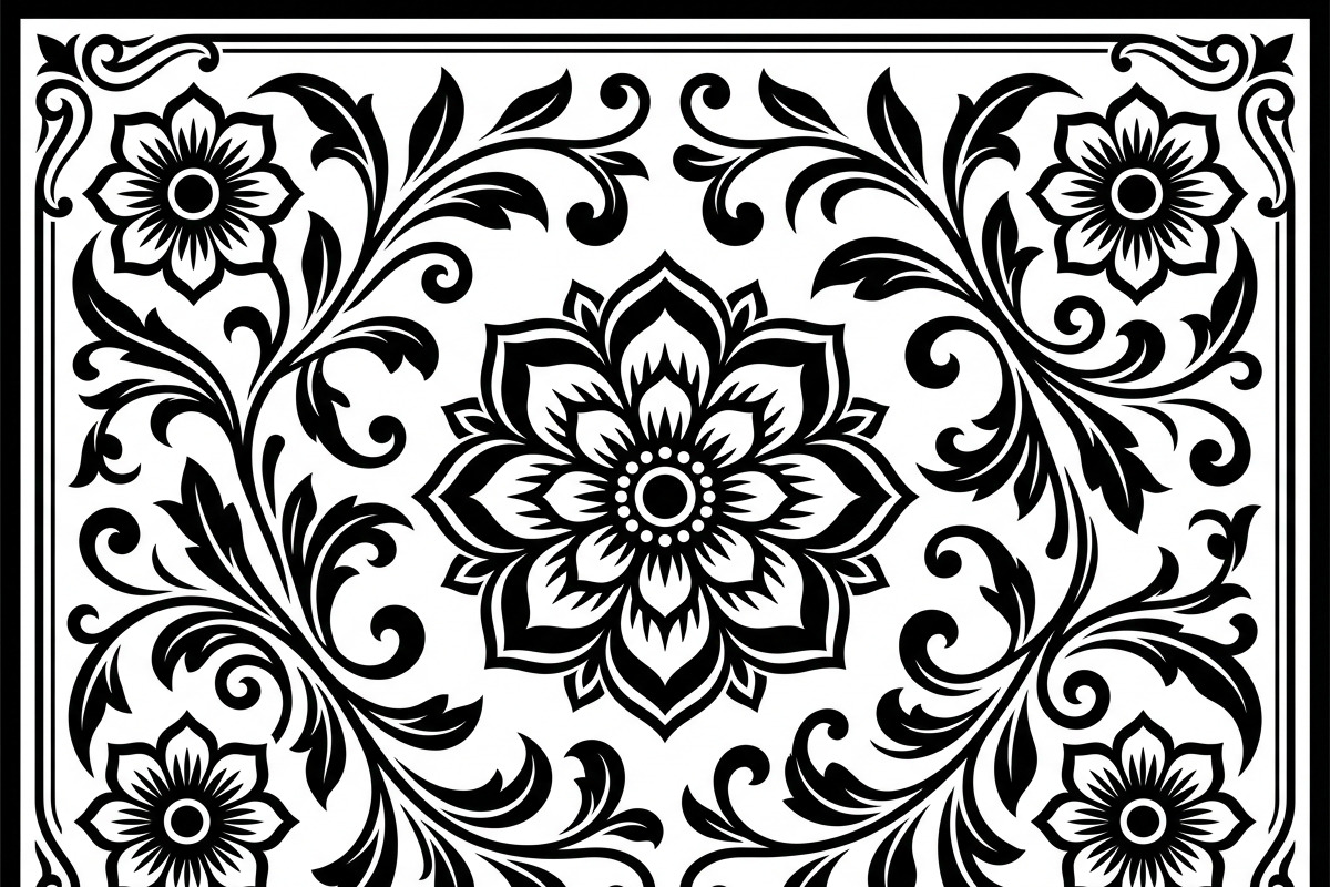 50 Elegant Floral Ornament Bundle, a Decorative Illustration by Amazin_art (Photo 26 of 29)