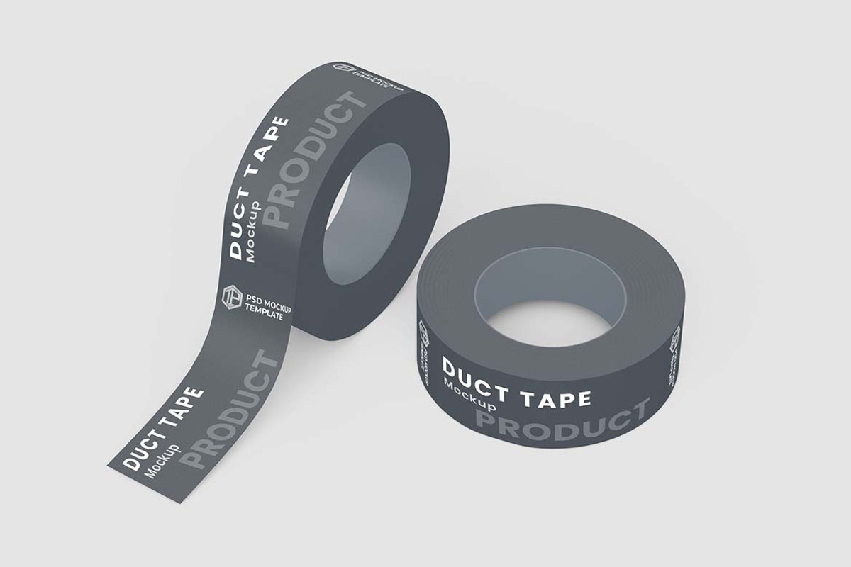 Duct Tape Mockup, a Product Mockup by tiyasprabawa (Photo 3 of 4)