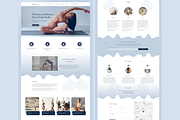 Landing page for Yoga Studio WIX, a Wix Template by Wixify Studio (Thumbnail 5 of 8)