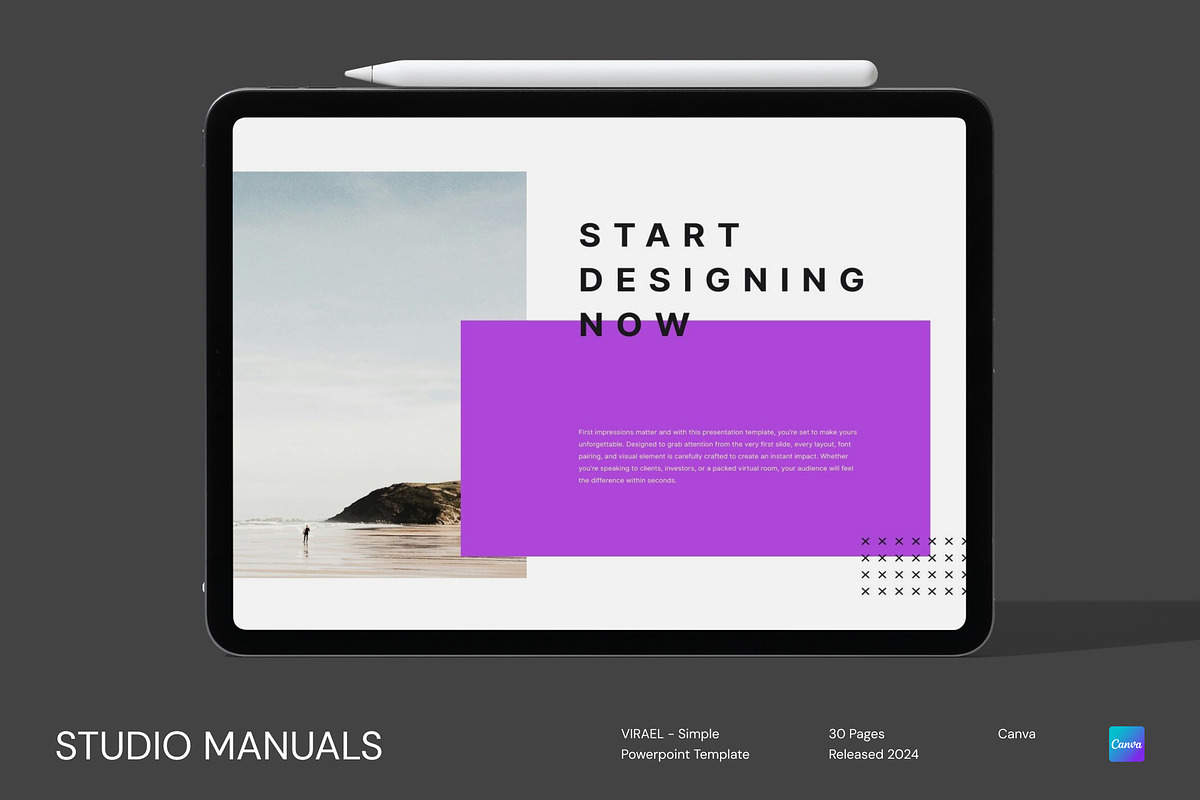 VIRAEL - Simple Powerpoint Template, a Social Media Template by Studio Manuals (Photo 7 of 8)