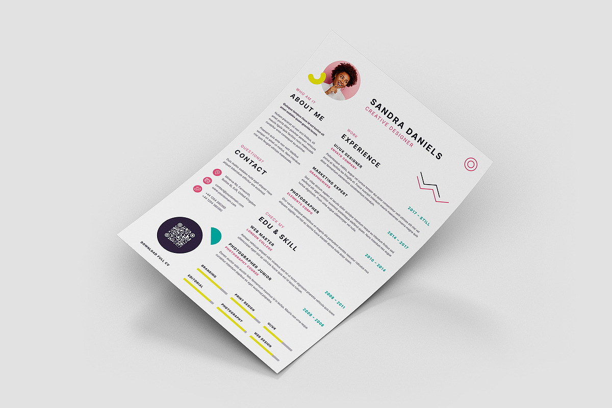 The Resume Flyer Canva Template, a Resume Template by artbart (Photo 4 of 10)