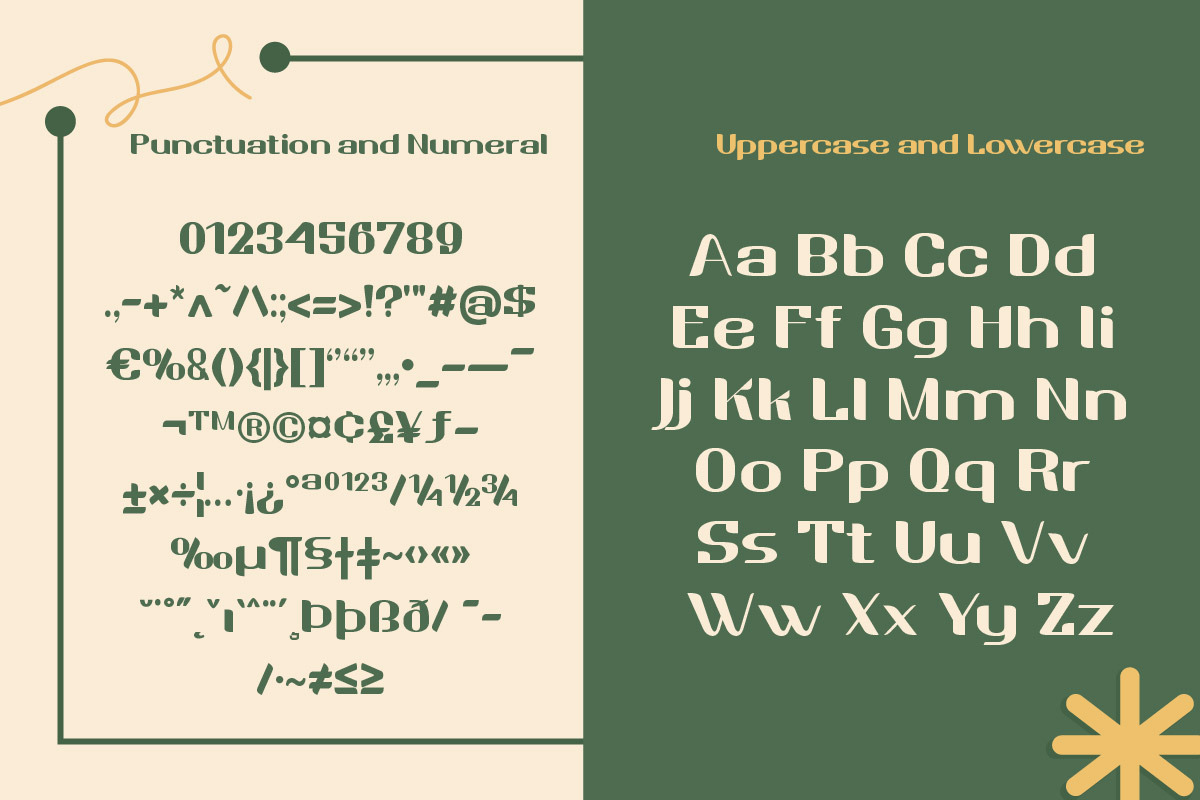 Krofi - Retro Display Font, a Sans Serif Font by trabaskriya (Photo 4 of 8)