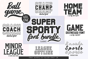 SUPER SPORTY FONT BUNDLE V.1