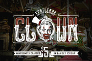 Gentleman Clown, a Font by Caleb Bolt (Thumbnail 1 of 3)