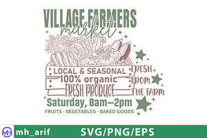 Countryside Vintage Farmers Market, a Graphic by mh_arif