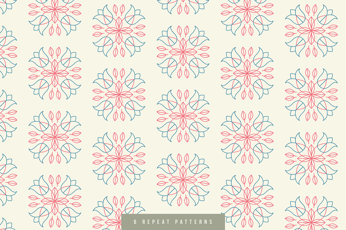 6 Mandalas with Design Elements, a Branding & Logo Template by The Store (Photo 9 of 12)